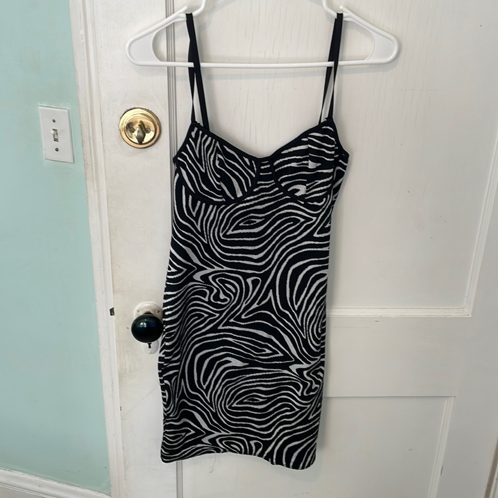 Zebra print dress